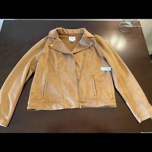 Old Navy Faux Suede Moto jacket - Tan